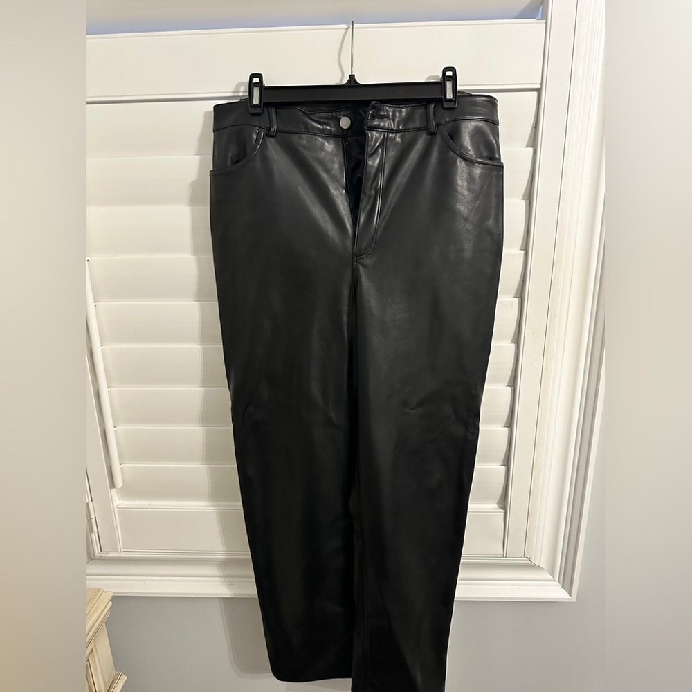 Dynamite Black Leather Pants